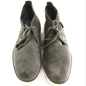 Odin's NY Men's Grey Leather Chukka Boots size 12